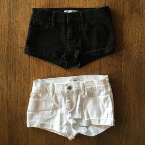 2 pairs of girls size 12 Abercrombie shorts