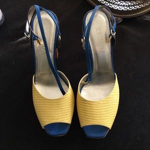 Escada platforms. Worn once.