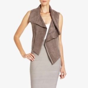 Bcbgmaxazria suede-like vest