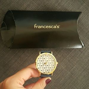 Cute "glasses" watch by francesca's