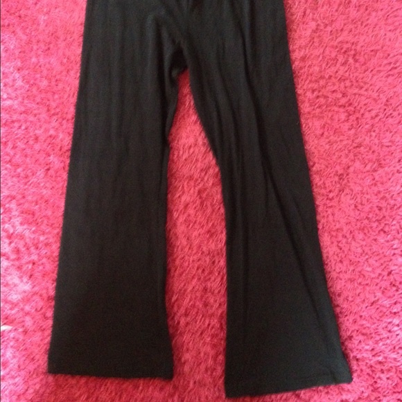 Black plus size yoga pants