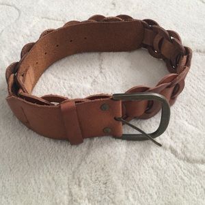 Hollister brown thick belt