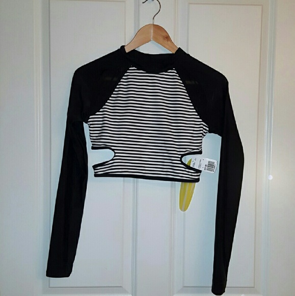 Forever 21 Other - Forever 21 Swim Crop Top SZ L