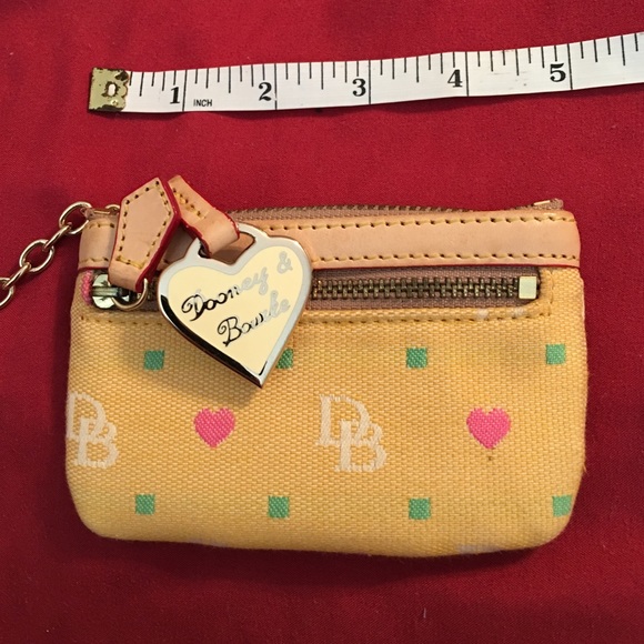 Dooney&Bourke yellow coin purse