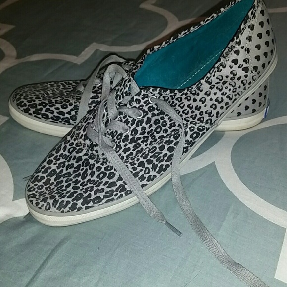 Keds Cheetah Leopard Heart Shoes