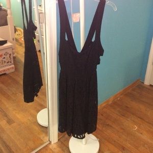 RESERVED 🚫 Free people black dress