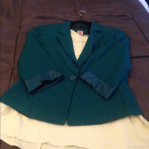 Blue green blazer - Picture 2 of 4