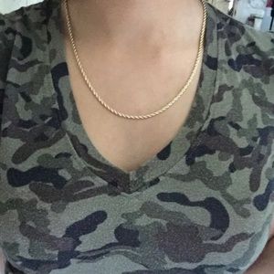 Layered in 14k gold Italy necklace
