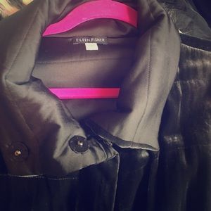 *SALE* Eileen Fisher velvet and silk vest