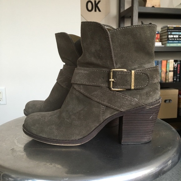 BCBG Generation Olive Ankle Boots