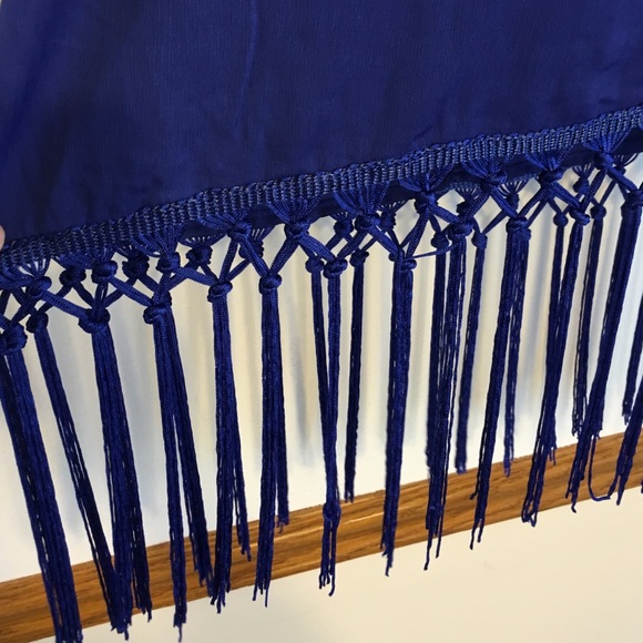 ❗️Clearance❗️Boho Fringe dress💙💙 - Picture 3 of 4