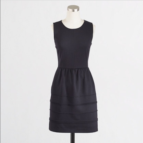J. Crew Factory Pintuck Ponte Dress