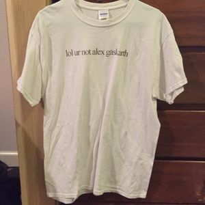 lol ur not alex gaskarth all time low shirt