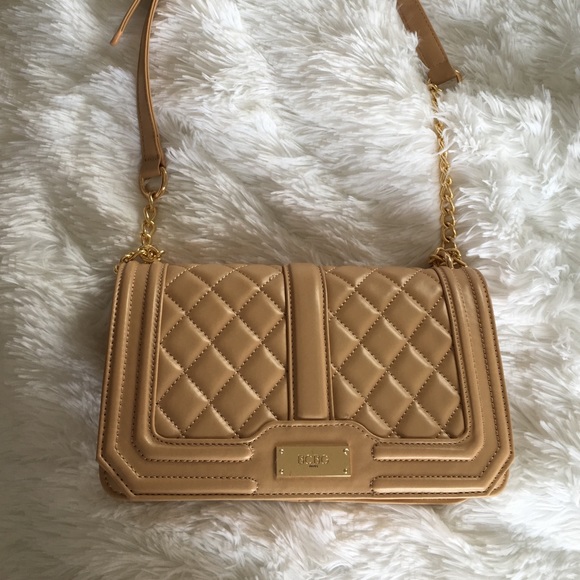 BCBG Paris Matte Quilted Shoulder Bag