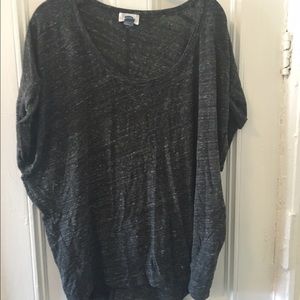 Old Navy Heather Gray Knit Tee