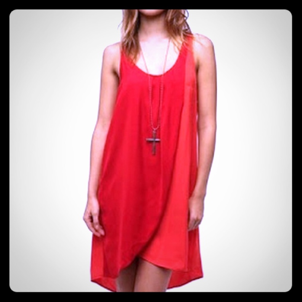 Silence + noise high/low dress