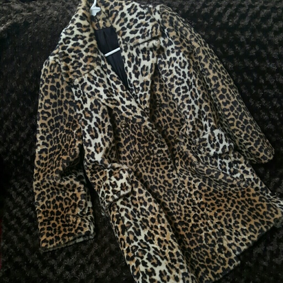 Vintage Leopard print coat