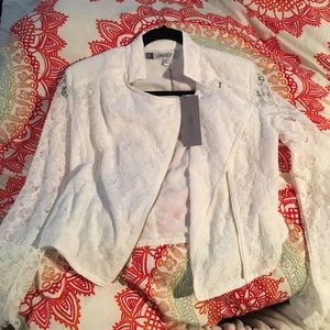 White lace jacket