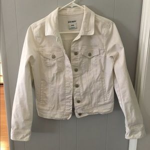 White denim jacket