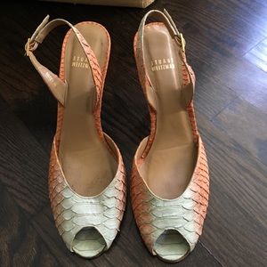 Stuart Weitzman crocodile pumps