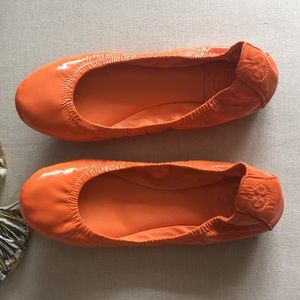 Tory Burch Eddie Patent Flat
