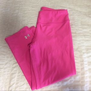 UA NEON PINK LEGGINGS