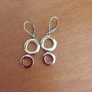 Gold earrings