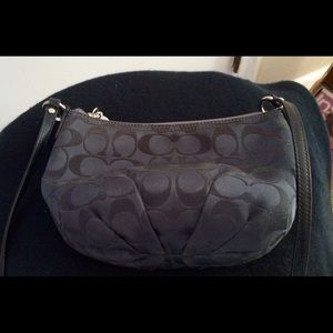 Coach canvas cross body