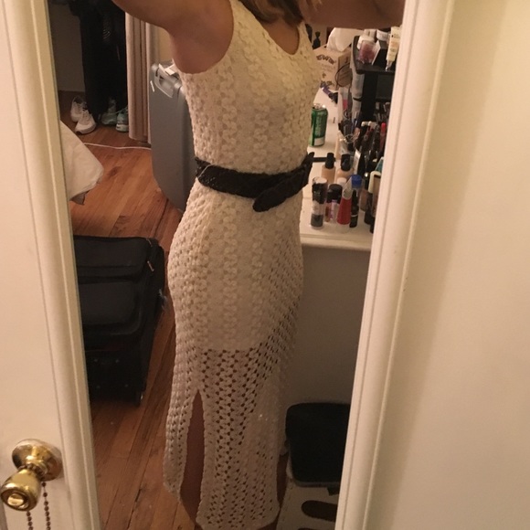 Cream knitted jumpsuit - Picture 2 of 3