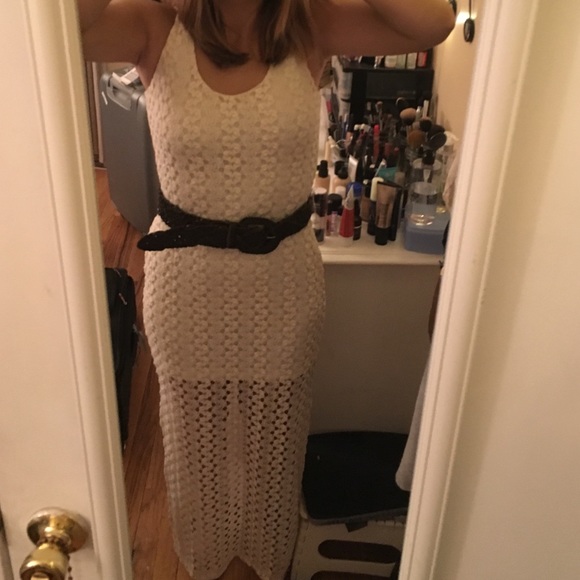 Cream knitted jumpsuit - Picture 3 of 3