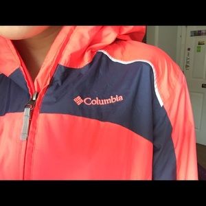 Hot pink wind breaker