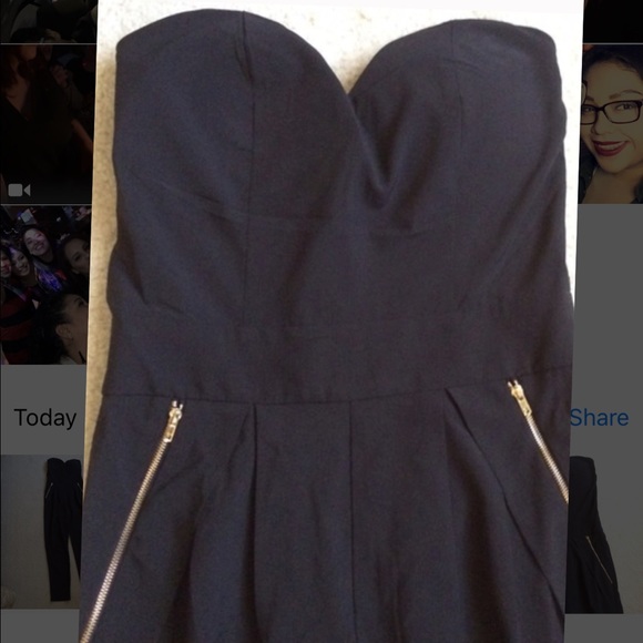 Bebe black romper