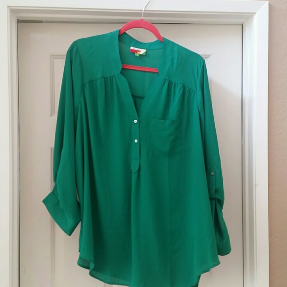ModCloth Tops - Modcloth kelly green tunic