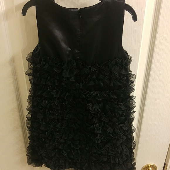 Black Ruffle Dress - Picture 3 of 3