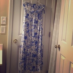 Nwt Old navy lined bandeau maxi strapless dress