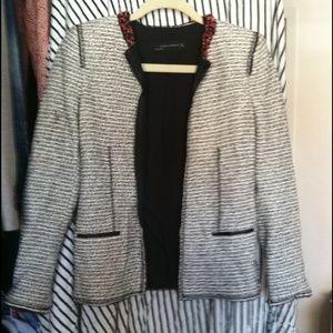 Zara woman blazer with embellishments size S