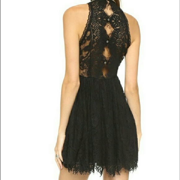 NWT *Free People* Lace Verushka Mini Dress - Picture 3 of 4