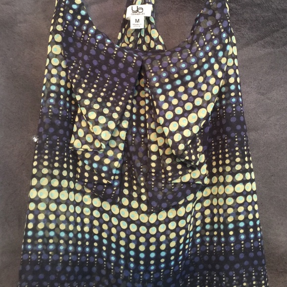 Funky Ruffled Halter Tank Medium - Picture 2 of 4