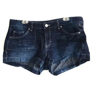 Denim shorts