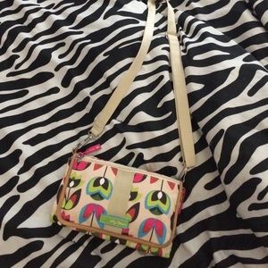 Lily bloom cross body purse (straps adjustable)