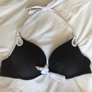 Black and white Victoria secret bathing suit
