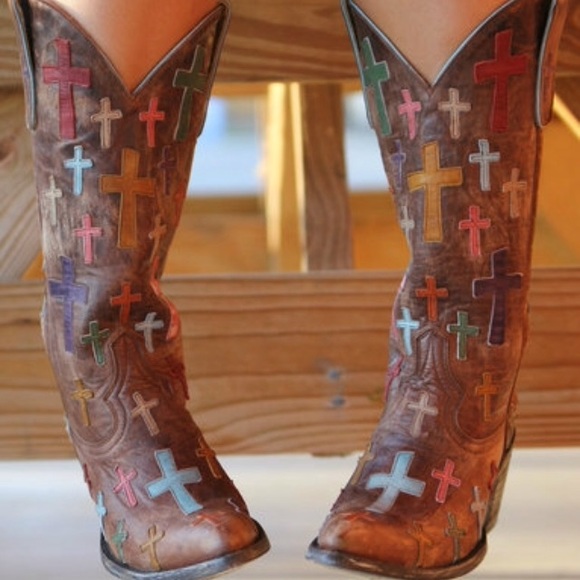 Women's Old Gringo Cross Boots Size 7