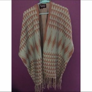 Oversized poncho
