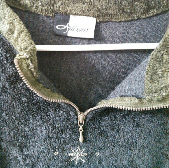 Cozy& Earthy half zip sweater - Picture 3 of 3