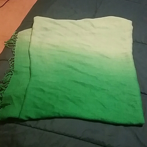 Ombre scarf with fringe