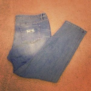 Distressed Jeggings!