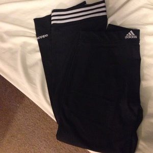 Black Adidas work out pants