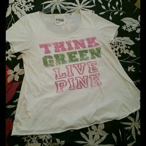 Victoria Secret Think Green  Tshirt