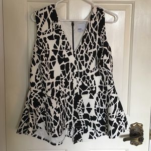 Asos Curve peplum top