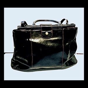 Brahmin lg leather vintage pocketbook